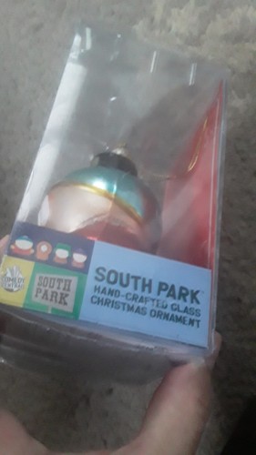 Rare South Park Cartman Glass By Kurt Adler Ornament Retired 2008 - Picture 6 of 9