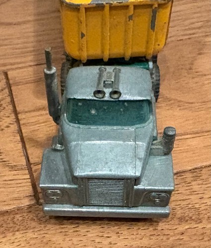 Matchbox King Size K-16 Dodge Tractor W/Freuhauf Dump Trailers Lesney England - Picture 5 of 8