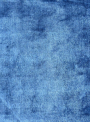 Indien Dining Viscose Mat Handmade Boho Accent Rug Durable Kitchen Blue Placemat - Picture 8 of 9