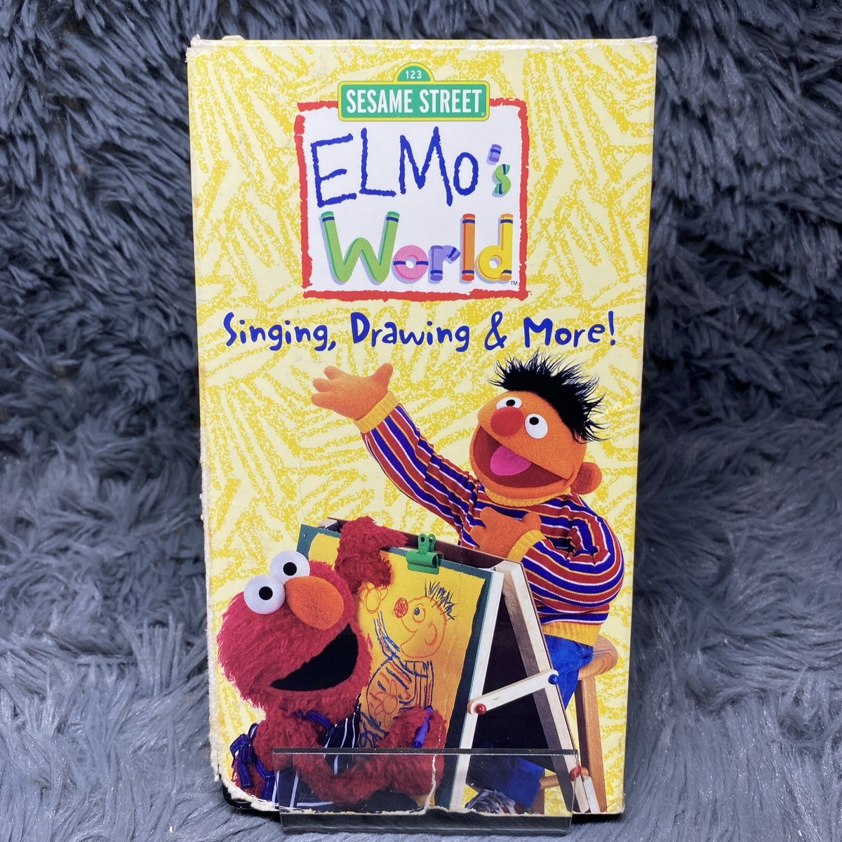 Sesame Street Elmos World - Singing, Drawing More VHS Tape