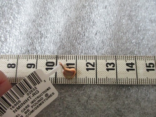 ALEX WOO 14K ROSEGOLD MINI HERZ ANHÄNGER (NEU mit Etikett) - 0,62g - Bild 13 von 15
