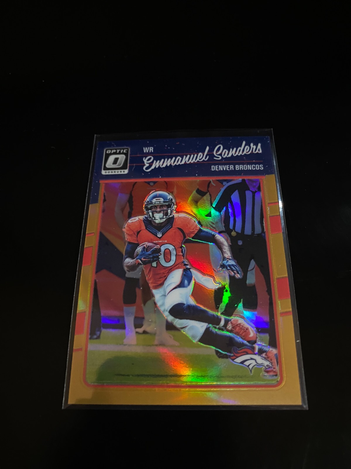 Emmanuel Sanders 2016 Donruss Optic Orange Prizm /199 Broncos 31 PWE
