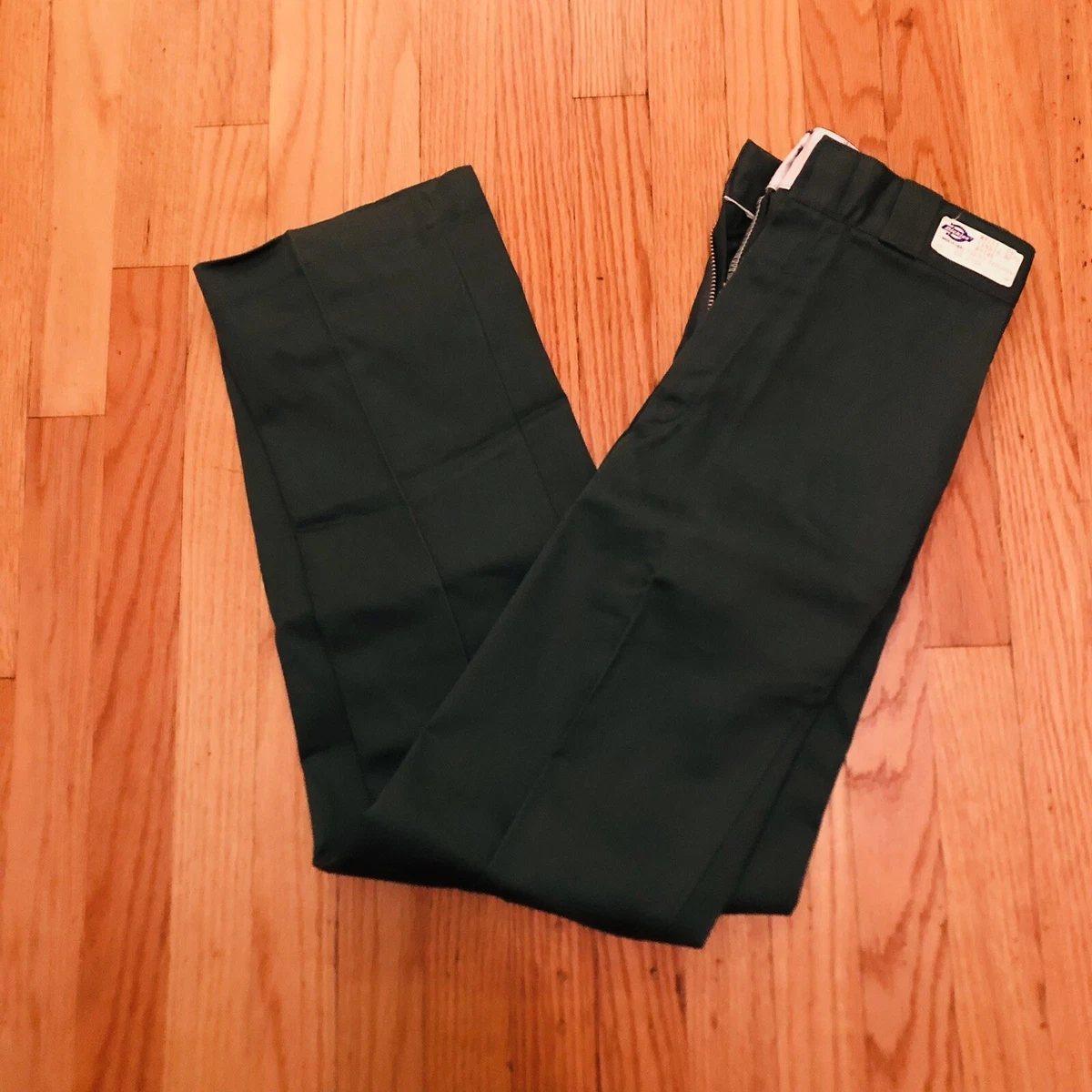 Rare Vintage 70/80s Dickies Carpenter Work Pants Green 29x32 - Made in USA - NEW
