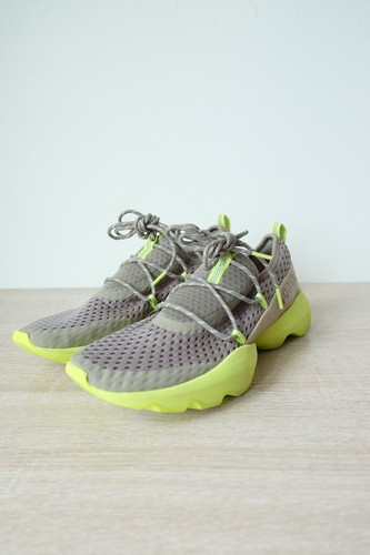 A+ Sorel Kinetic Impact Lace Sneaker Green Gray 10 41 Shoes Run - Picture 5 of 7