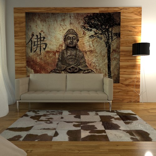 Buddha Religion Tapestry Art Wall Hanging Sofa Table Bed Cover Poster - Picture 3 of 12