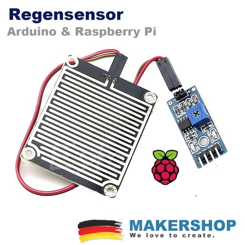 Regensensor Regen erkennen Raspberry Pi YL-38 FC-37 Arduino Wasser Sensor - Zdjęcie 1 z 5