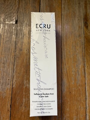 ECRU New York Sea Clean Shampoo Cosmetic Haircare 8 FL. Oz 240mL