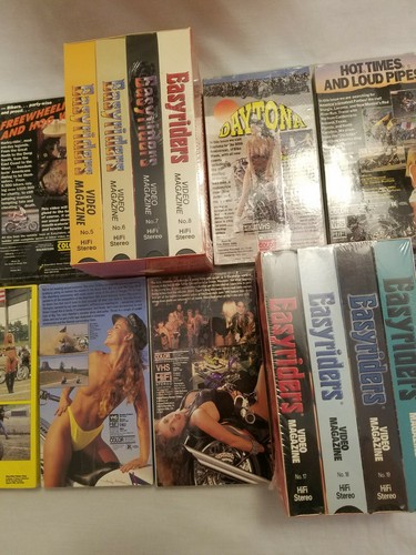 Easyriders Cintas VHS Video Revista Sin Abrir Lote Sellado (#1-21) Cintas Motocicleta - Imagen 9 de 12