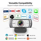 4k/1080p Webcam Streaming with Microphone for Desktop Computer Software USB LOT