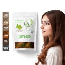 100 Organic Henna Hair Color, Natural, Chemical-Free Hair Dye for All Hair Type