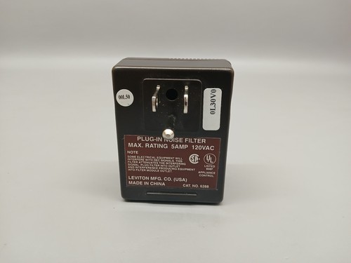 Leviton 6288 Brown DHC Plug In Appliance Control Noise Block Filter NOS - Picture 3 of 3