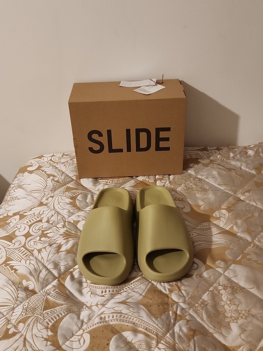 Adidas Yeezy Slide Resin Green Size UK 9/US 9/EUR 43 (FZ5904