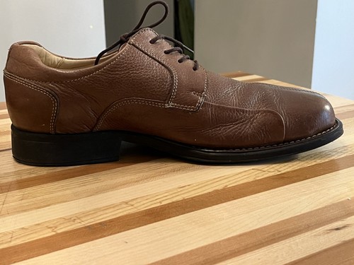 Studio Belvedere Bay Bridge Herrenschuhe Gr. 10,5 EEE Braun Leder Oxford Schuhe - Bild 9 von 13