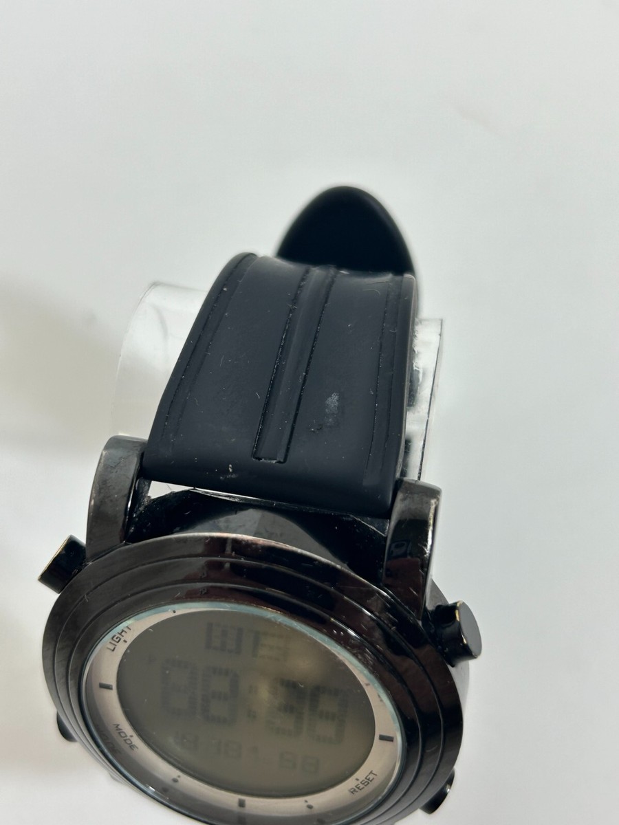Burei S-9368M Men Black Silicone Band Digital Wrist Watch | eBay