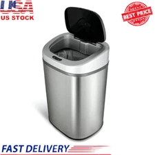 21 Gallon Kitchen Garbage Can Trash Can Motion Sensor Touchless Stainless Steel