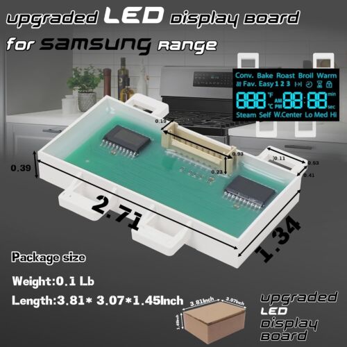 Aufgerüstete DG07-01005A LED-Anzeigetafel für Samsung Electric Range Modelle - Bild 7 von 7