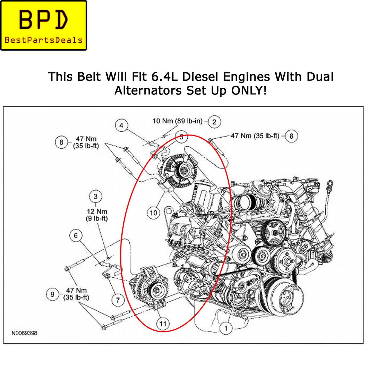 小物 forme & Card S Serpentine Gates K060393 Serpentine Micro-V Belt 6PK998 | eBay