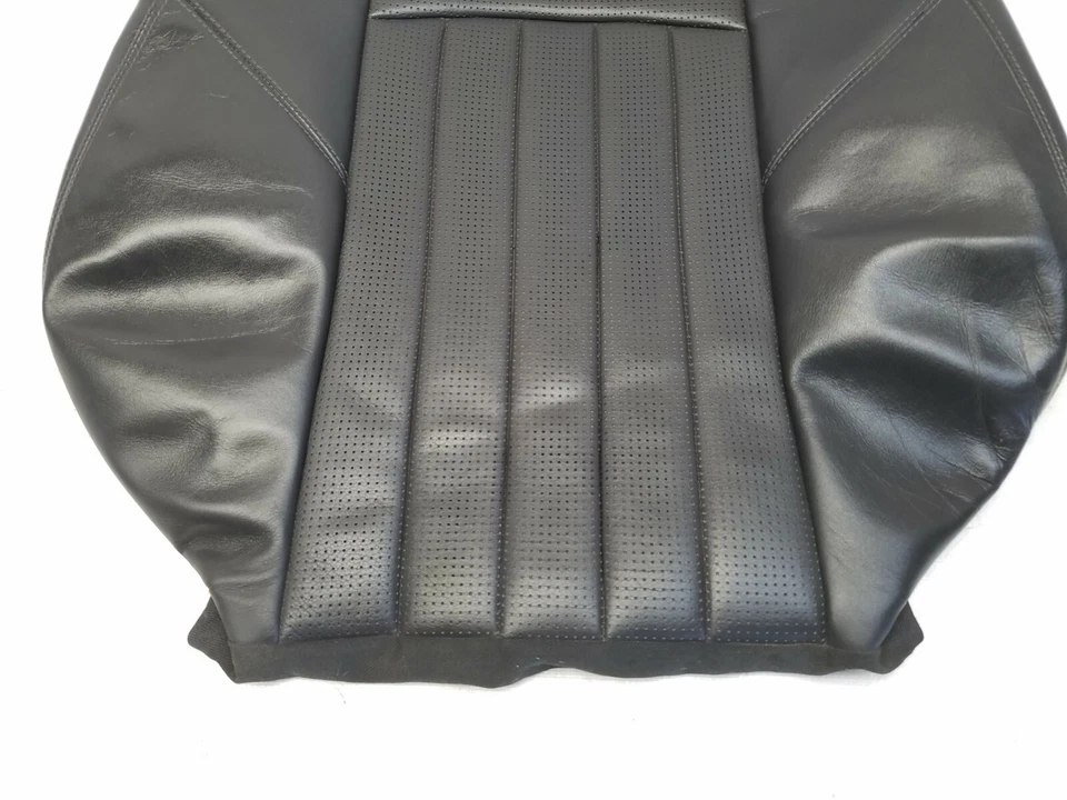 2005-2006 MERCEDES W211 E55 AMG FRONT LEFT DRIVER BACKREST SKIN - BLACK - Image 3 of 4