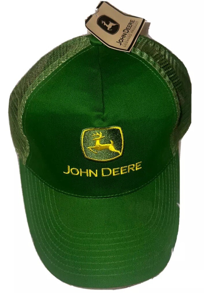 LP79612 John Deere Licensed Ag Twill Mesh Cap Hat