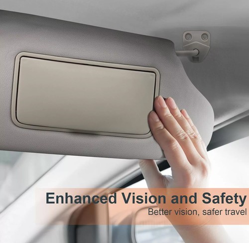 For Nissan Altima 2013-2018 Left Driver Side Sun Visor w/ Lamp 96401-3TA2A Gray - Picture 3 of 11