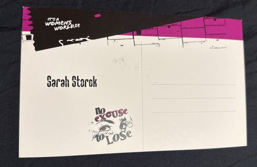 Sarah Storck autograph card LdB FC Malmö Damallsvenskan 12x20cm hand signed - Picture 4 of 6