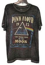 PINK FLOYD Dark Side of the Moon 1973 London Earl's Court M T-shirt Liquid Blue