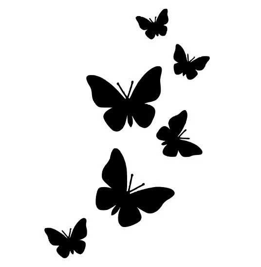 Butterflies decals deals