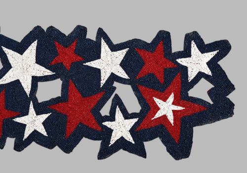 4 Julio Estrella Bandera Diseño Corredor de Mesa Día de la Independencia Cuentas Corredor de Mesa 13X36In - Imagen 10 de 11