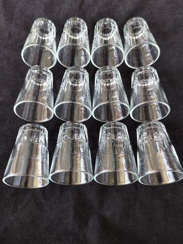 12 Shot Glasses Glass Barware Shots Drink Tequila Bar Shooter 2 oz Vodka Agua  - Picture 5 of 14