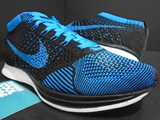 NIKE FLYKNIT RACER JORDAN PACK ROYAL BLACK PHOTO BLUE MULTICOLOR 526628-001 6