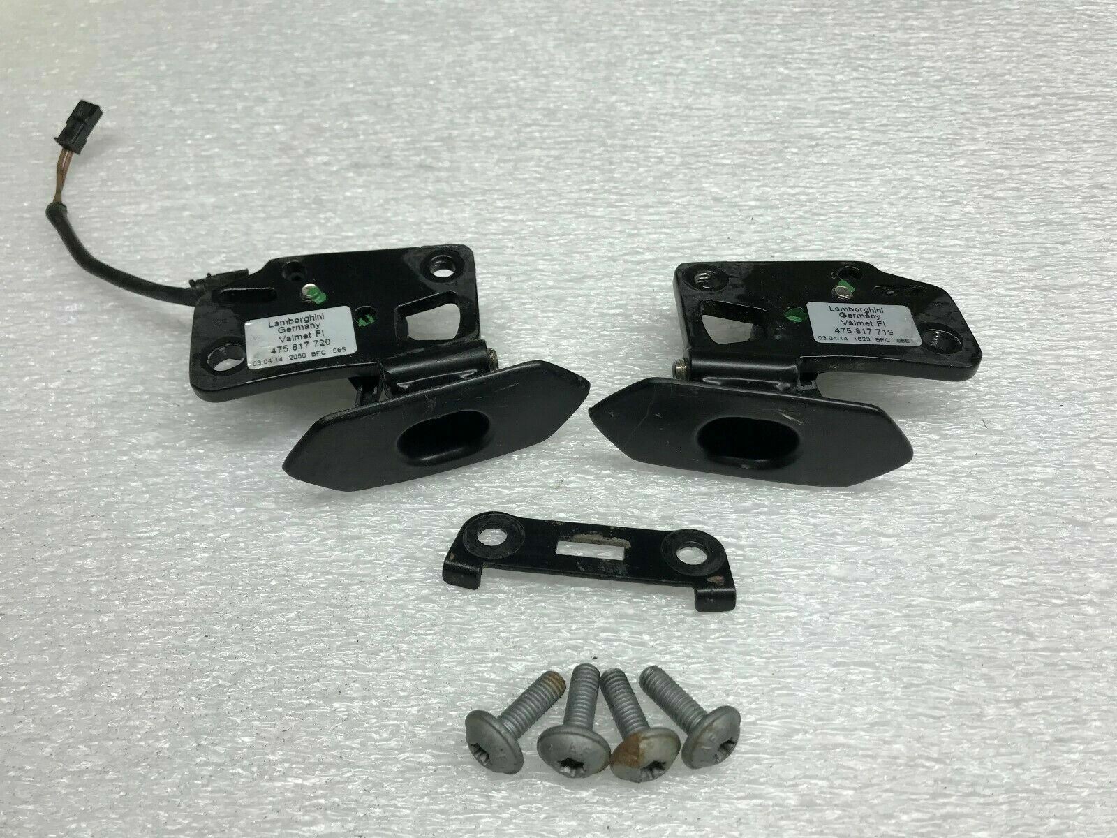 LAMBORGHINI AVENTADOR ROADSTER LEFT RIGHT HARD TOP SUPPORT SET OEM 475817720