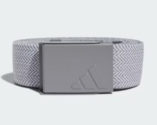 Adidas Reversible Stretch Golf Belt Grey IA1759 - Brand New