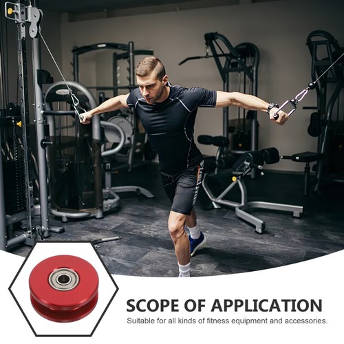 Equipo de fitness Ruedas Poleas de aluminio esenciales para gimnasio Ejercicio - Imagen 5 de 12