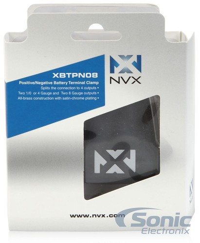 Abrazadera terminal de batería positiva o negativa NVX XBTPN08 con 4 salidas - Imagen 8 de 8