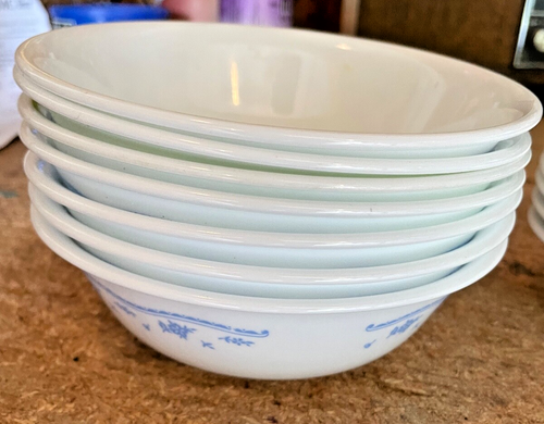 12 Corelle Corning Morning Blue Cereal & Dessert bowls - Picture 7 of 7