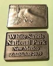 White Sands National Park Footprints Token