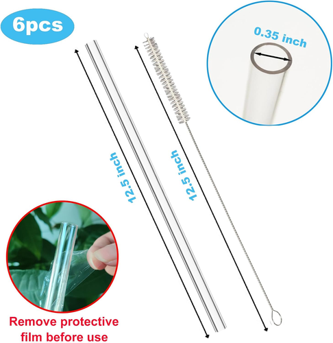 6 Pack Straw for Adventure Quencher 40 Oz 30 Oz Cup Tumbler - 第 2/12 張圖片