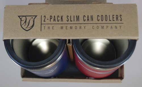 New England Patriots Aluminum Slim Coolers Brand New Still in Original Package - Picture 3 of 3