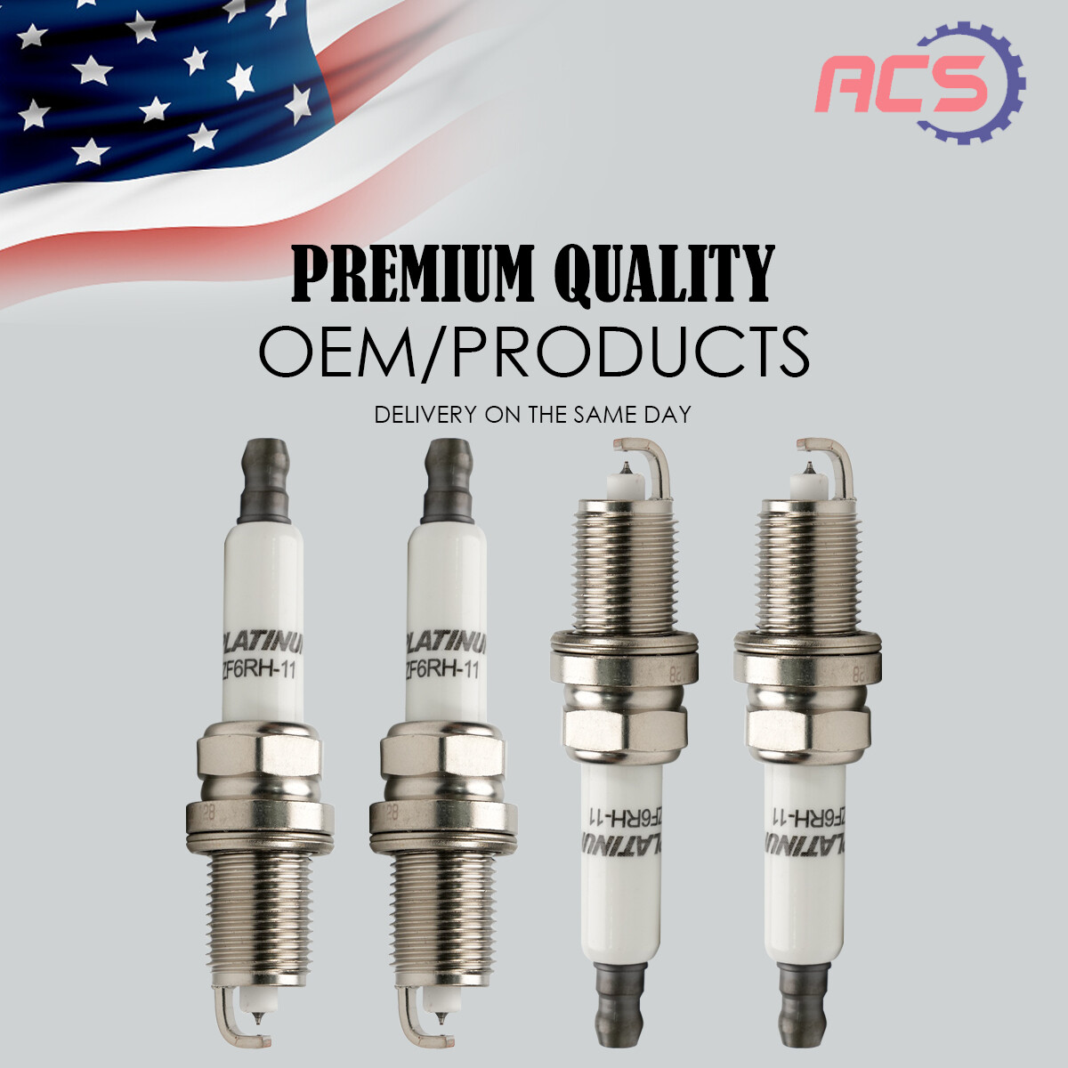 4X OEM Iridium platinum spark plugs for BMW N62 550i 650i 750i 750Li X5 IZFR6H11