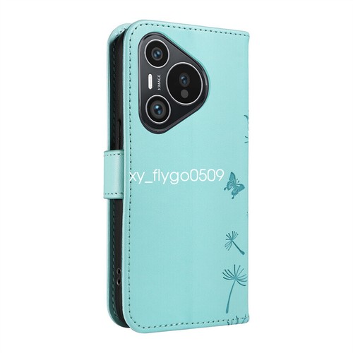 Luxury Dandelion Wallet Case Phone Case Cover for Huawei P70 P30 P20 Nova 12S 5T - Picture 4 of 18