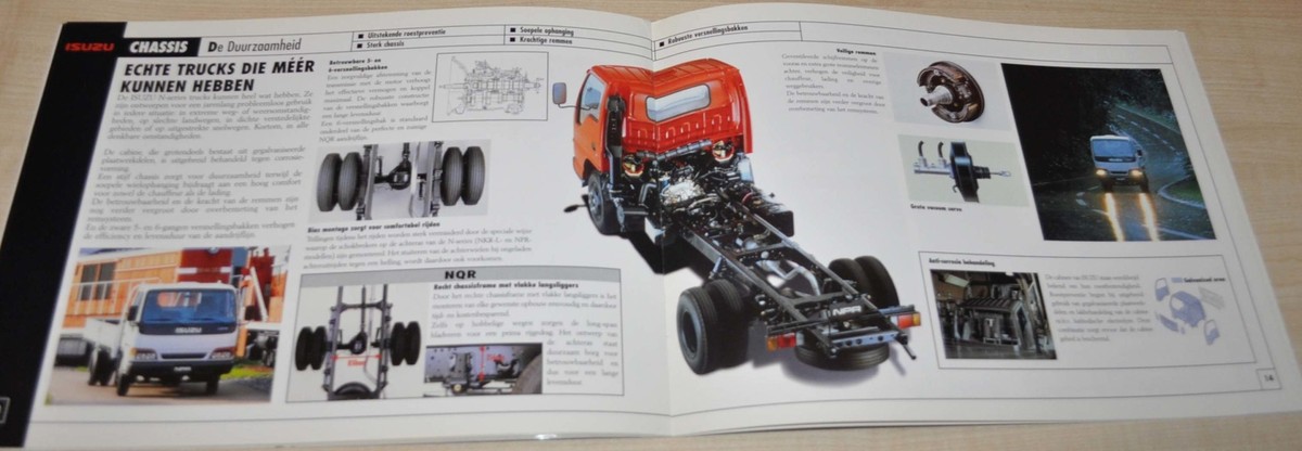 Isuzu NKR NPR NQR Truck Japanese Brochure Prospekt