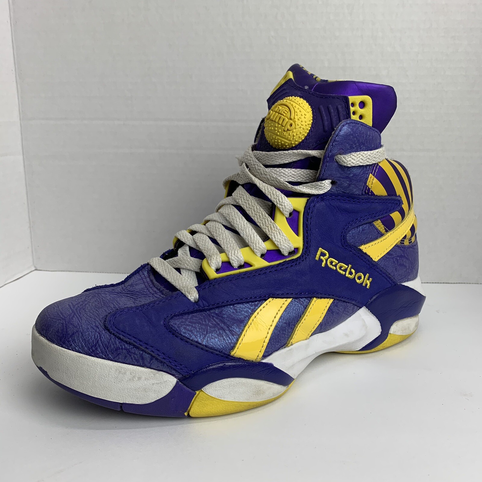 reebok shaq attaq purple yellow