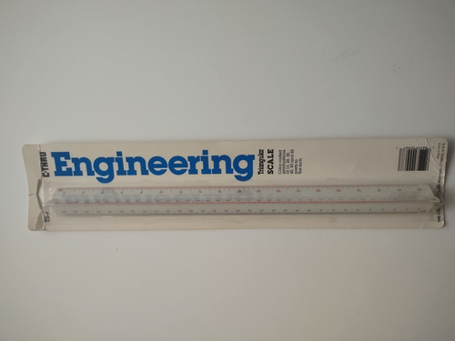 C-Thru Kunststoff dreieckige technische Waage TS-657 - Bild 1 von 4