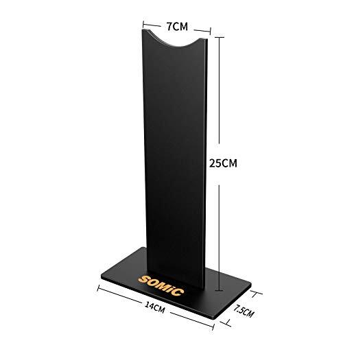 Headphone Stand Gaming Headset Holder with Solid Base and Flexible Black - Picture 4 of 6