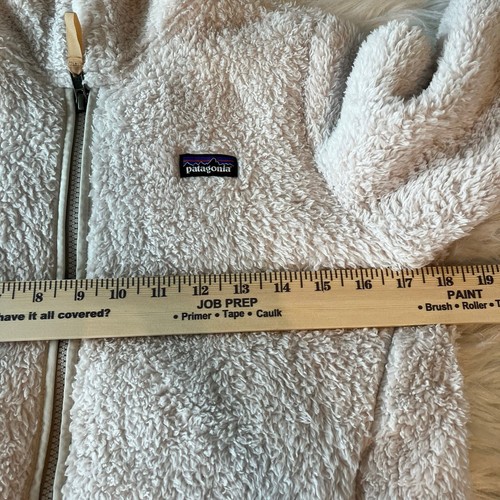 Patagonia Girls Los Gatos Fleece Hooded Jacket Size XL (14) Outdoor Pockets - Picture 7 of 9