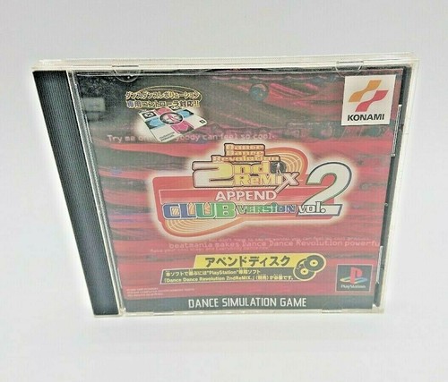 Dance Dance Revolution 2nd Remix Append Club Version Vol. 2 PS1 Game Japan NTSCJ