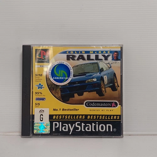 Colin Mcrae Rally Value Series PS1 PlayStation 1 Complete PAL Free Post