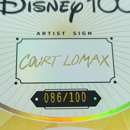 Toy Story Woody Mickey Card Fun Disney 100 Carnival Artist Signature 86/100 Gold - Picture 5 of 5