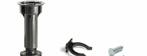 ZOCCOLATURA ALZATINA ACCIAIO SATINATO H 10-12-15 CM + ACCESSORI - 第 23/25 張圖片