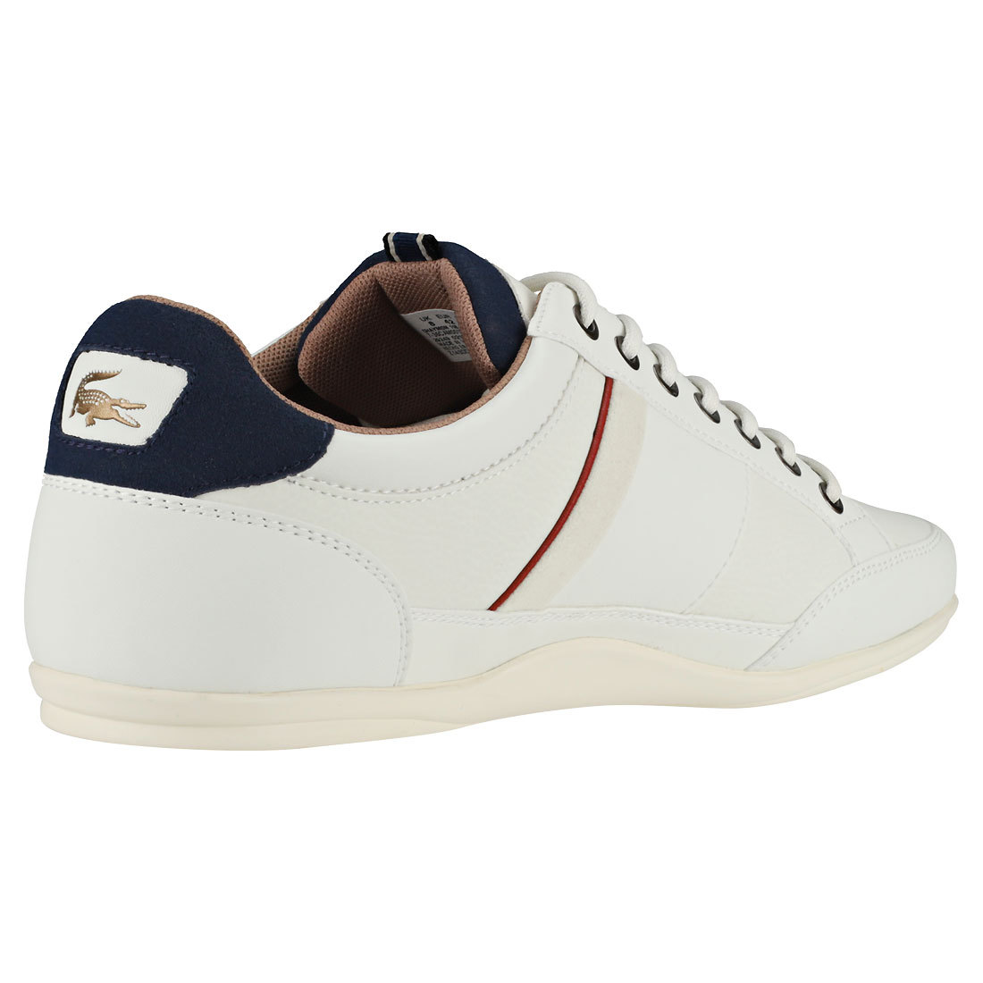 Lacoste Uomo Chaymon 118 2 Uomo Lacoste Off White Navy Synthetic Trainers be7102 Lacoste Uomo Chaymon 118 2 Uomo Lacoste Off White Navy Synthetic Trainers be7102